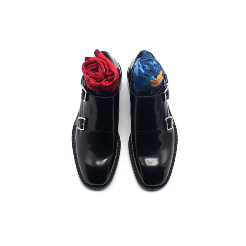 Classic Monk Plus Size Double Buckle Straps Cow Leather Shoes Men Brand Business Formal Male Wedding Sapato Social | Обувь