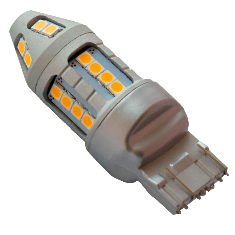 1 шт. T20 7443 W21/5 Вт супер яркий 30 SMD 3030 светодиодный автомобиль хвост лампы 21/5