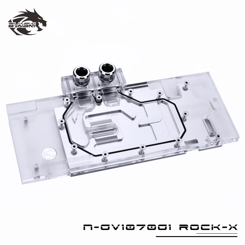 Bykski GPU кулер для воды совместимый GIGABYTE GTX1070 G1 ROCK 8G блок водяного охлаждения полное