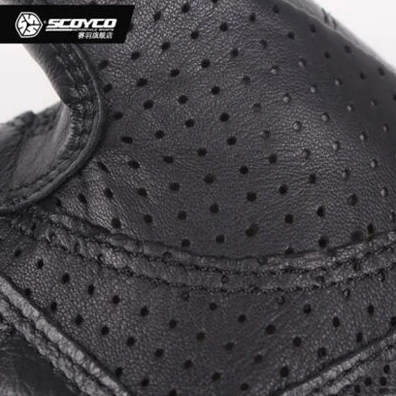 Новинка 2019 винтажные мотоциклетные перчатки SCOYCO из воловьей кожи летние дышащие