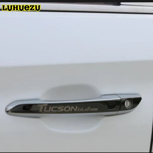Luhuezu из нержавеющей стали со смарт глазок дверной ручки крышки Накладка для