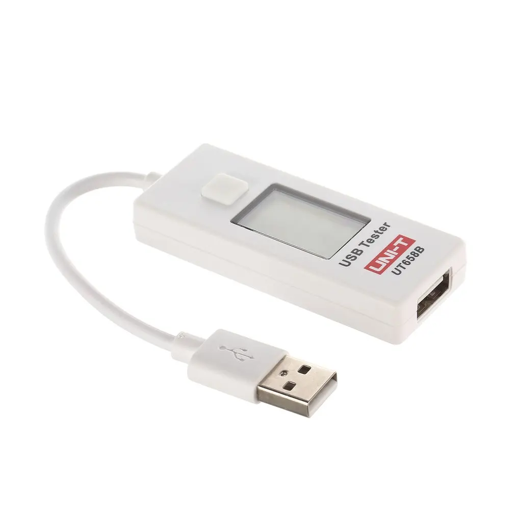 UNI-T UT658B цифровой мини-ЖКД USB Вольтметр Амперметр зарядное устройство Банк питания