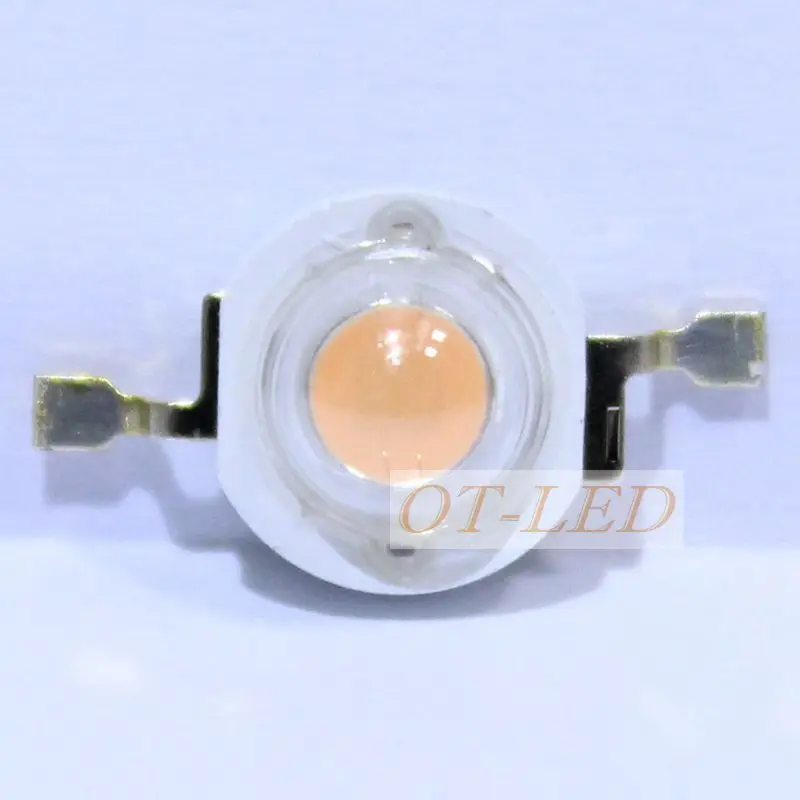 50 шт. светодиодные ламсветильник для роста растений 3 Вт 400 нм 840 нм|led chip|led 3wchip led |