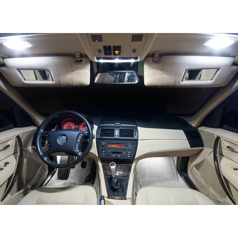 Семейный посылка осветительных приборов 13 шт. для BMW X3 E83 (2004 2010)|interior light|led light