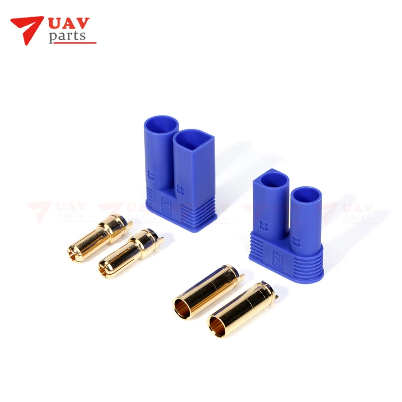 

10 set EC5 Gold Bullet Connector banana Plug With Housing For RC Car Plane ESC Helicopter Motor
