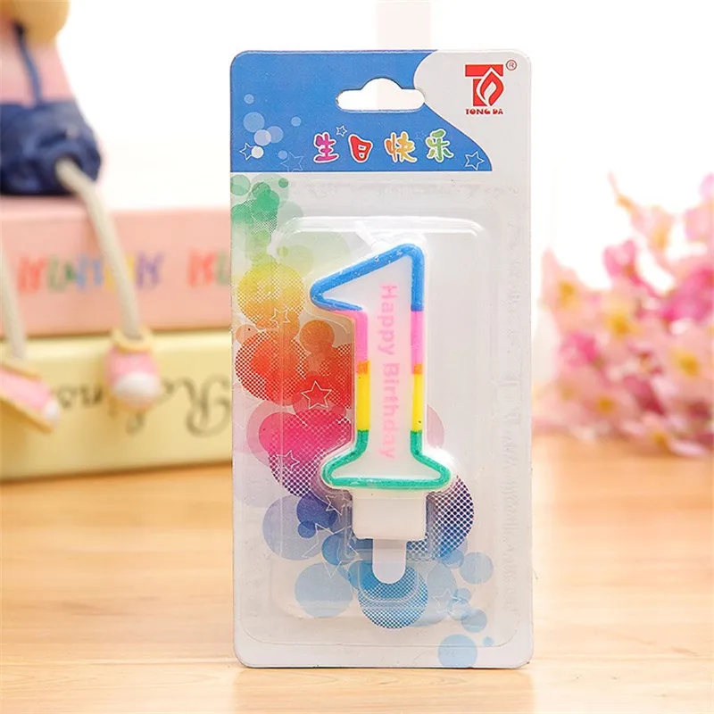 Свеча-цифра на торт 2019 год для дня рождения украшения тортов | Дом и сад