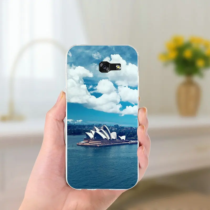 Urban Street View Cityscape Sunset Soft TPU Phone Cases for Samsung Galaxy Note 2 3 4 5 8 S2 S3 S4 S5 Mini S6 S7 S8 S9 Edge Plus | Мобильные