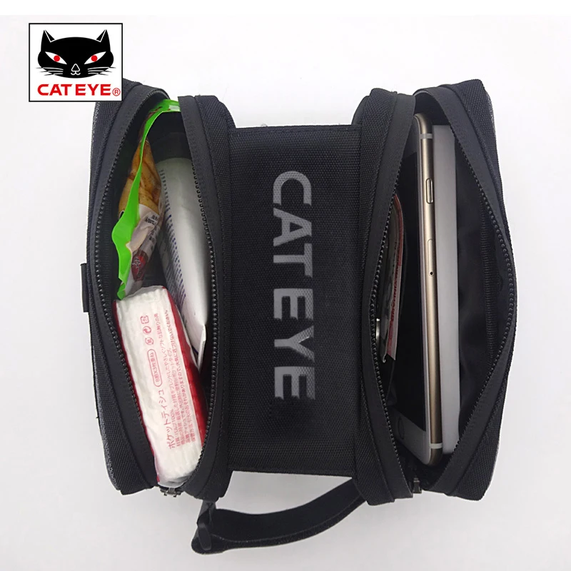 CATEYE на велосипеде, мотоцикле, мульти-функциональное средство Топ трубка сумка передняя рамка сумка Водонепроницаемый большой Ёмкость панье велосипедные аксессуары