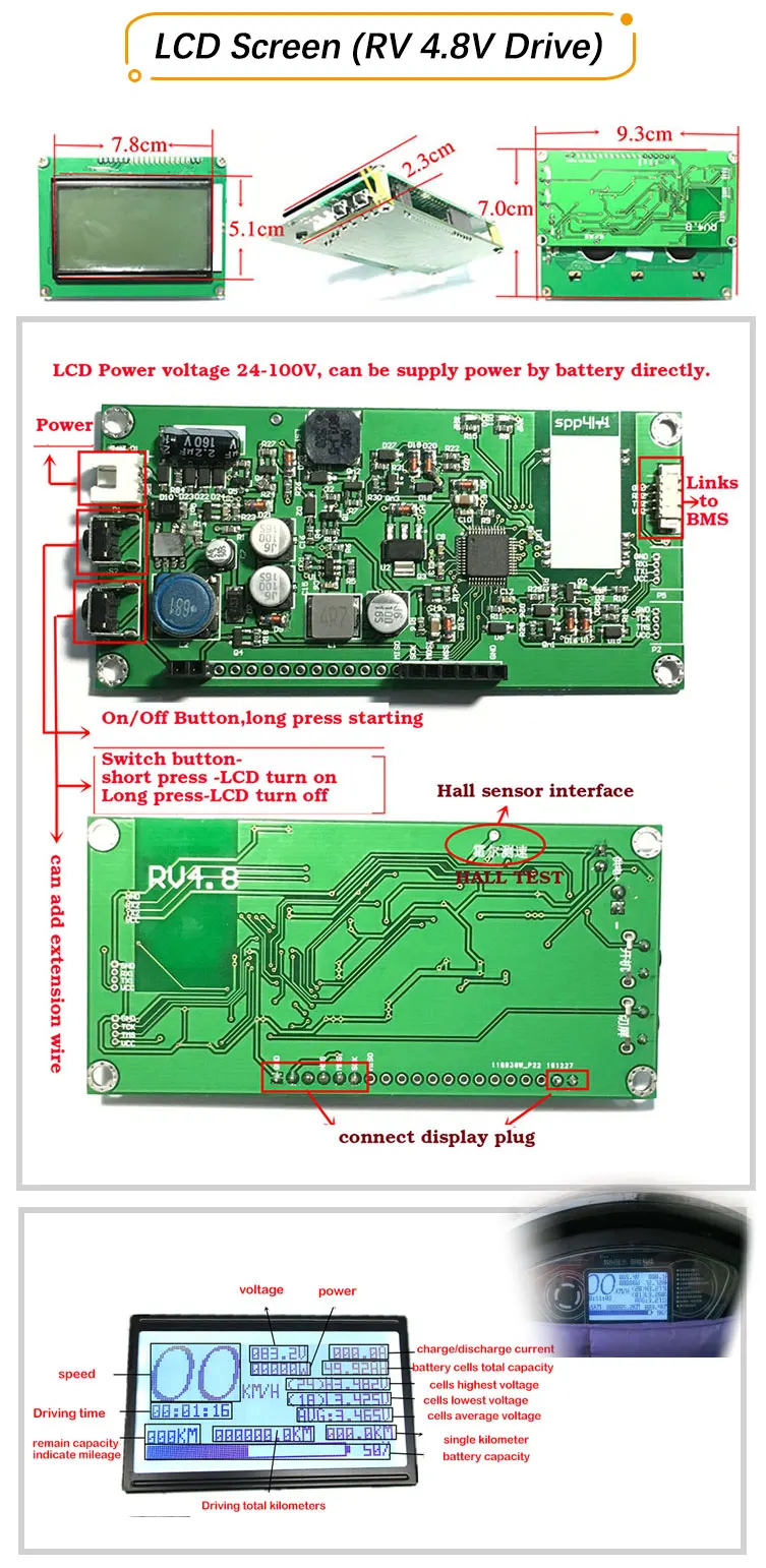 10S до 24S 50A/80A/100A120A большой Lifepo4 литий-ионный смарт BMS pcm с android Bluetooth приложение Смарт BMS с программным обеспечением(приложение) монитор