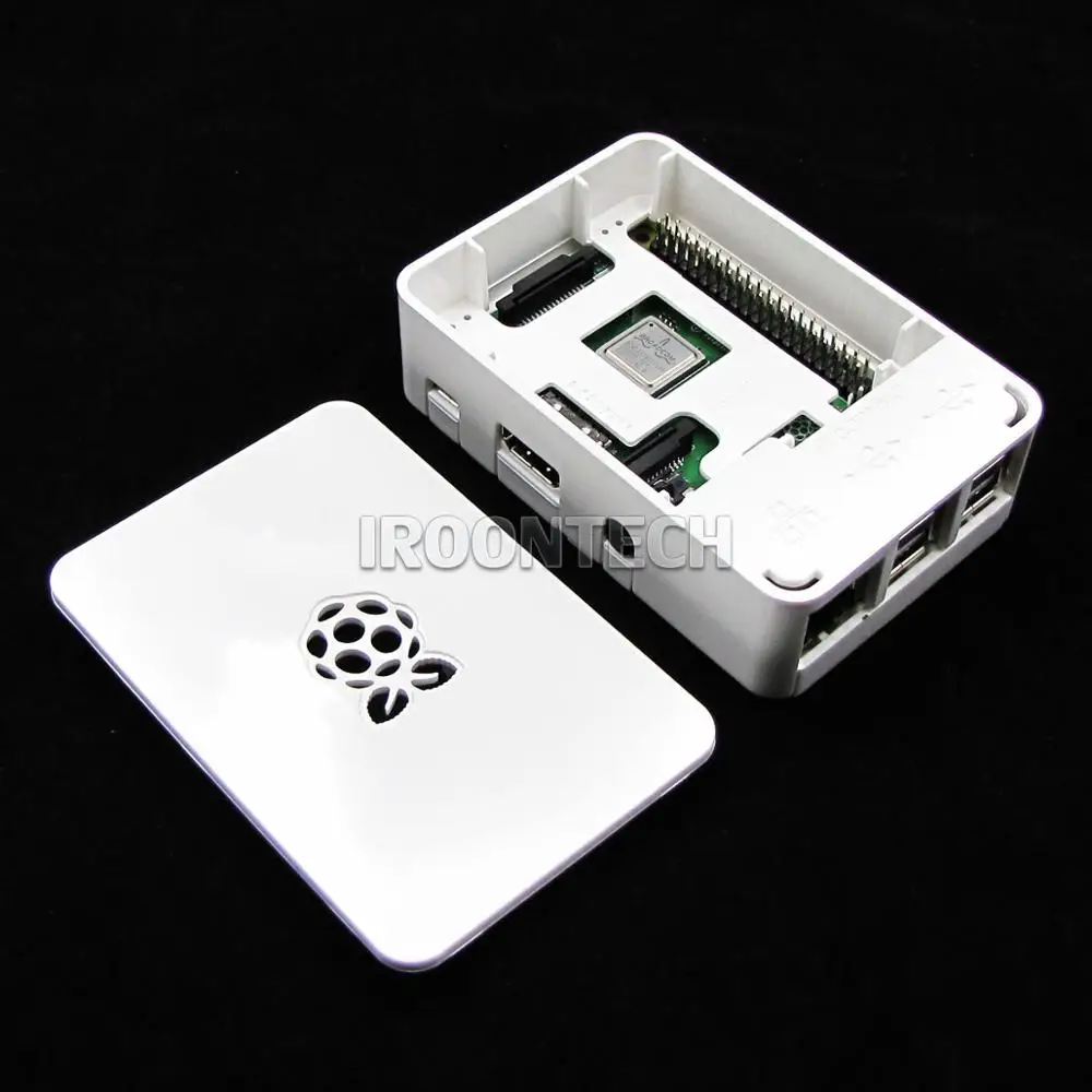case J2: Official Original Case Box for Raspberry PI 3 model B PI3 and 2 White ABS Plastic Cover Shell Enclosure Housing | Компьютеры и