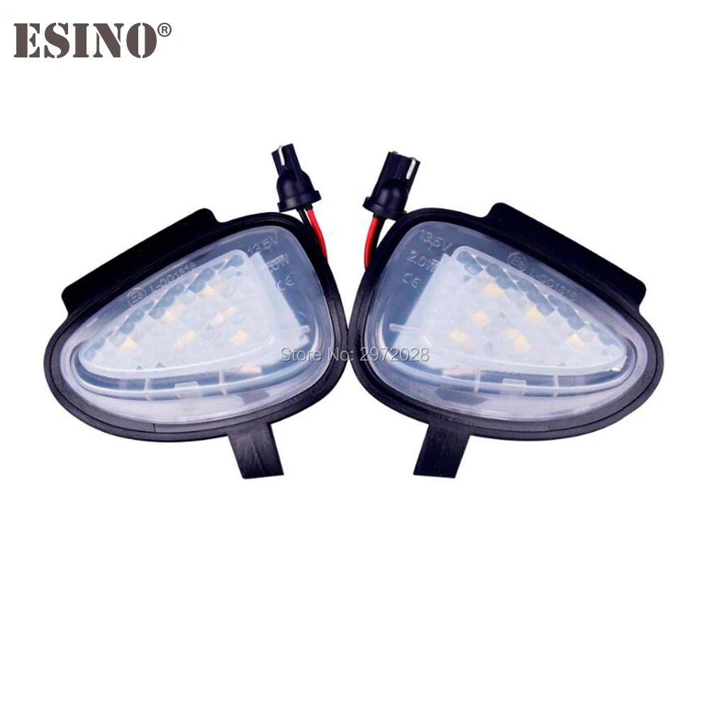 Светодиодные Автомобильные лампы под боковые зеркала 2 шт. CANBUS OBC ошибка 6 высокая