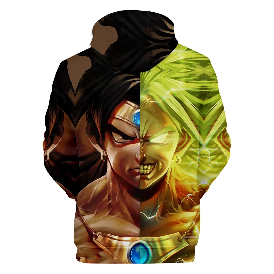 3D Аниме Толстовка Dragon Ball Z с карманом, толстовки с капюшоном, Poleron Hombre, уличная одежда, Sudadera Dragon Ball, толстовка с капюшоном, мужская куртка