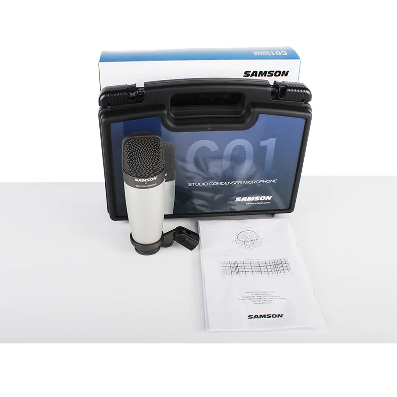 SAMSON C01 и SR950 конденсаторный микрофон наушники для монитора записи вокала