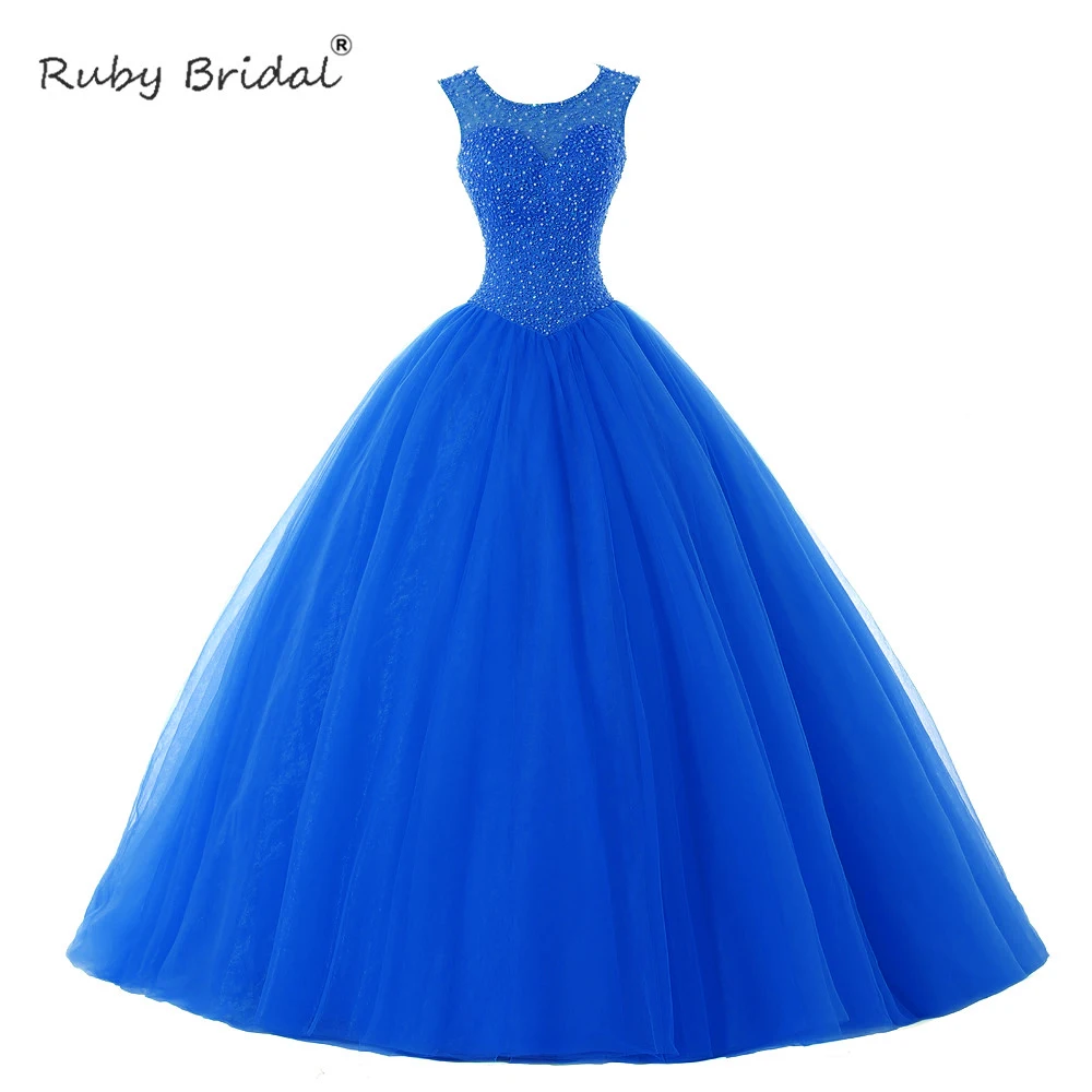 Красные пышные платья для невесты Ruby хит продаж Vestido Debutante Blue Quinceanera бальные