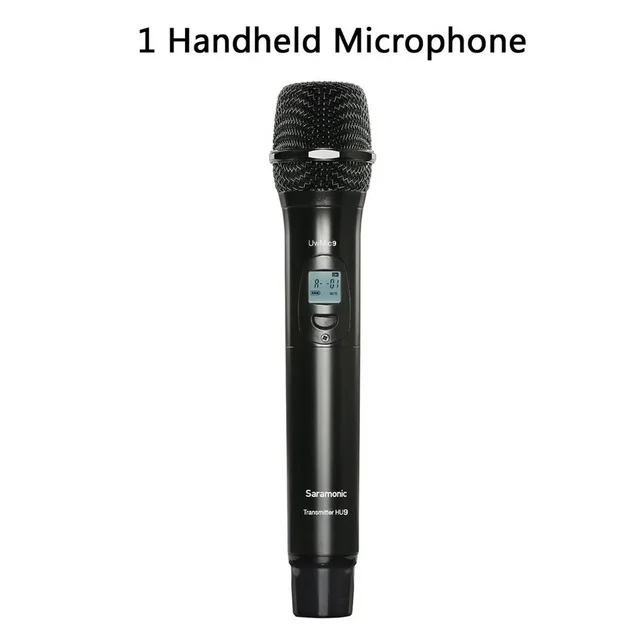 Saramonic UWMIC9 96-канальный UHF Камера Беспроводной петличный микрофон Системы Передатчики+ один приемник для DSLR камера видеокамера