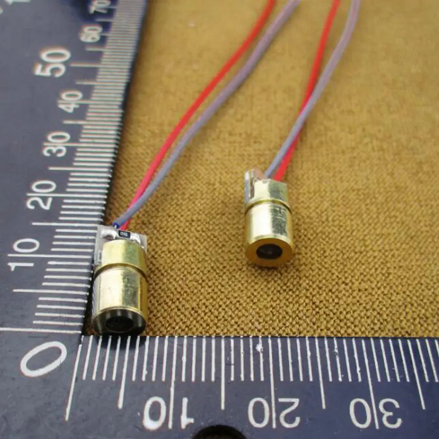 10 шт. Лазерный Диод Модуль Красный Цепи 5 В Головка Модуля 650nm Diy Лазерного Деталей