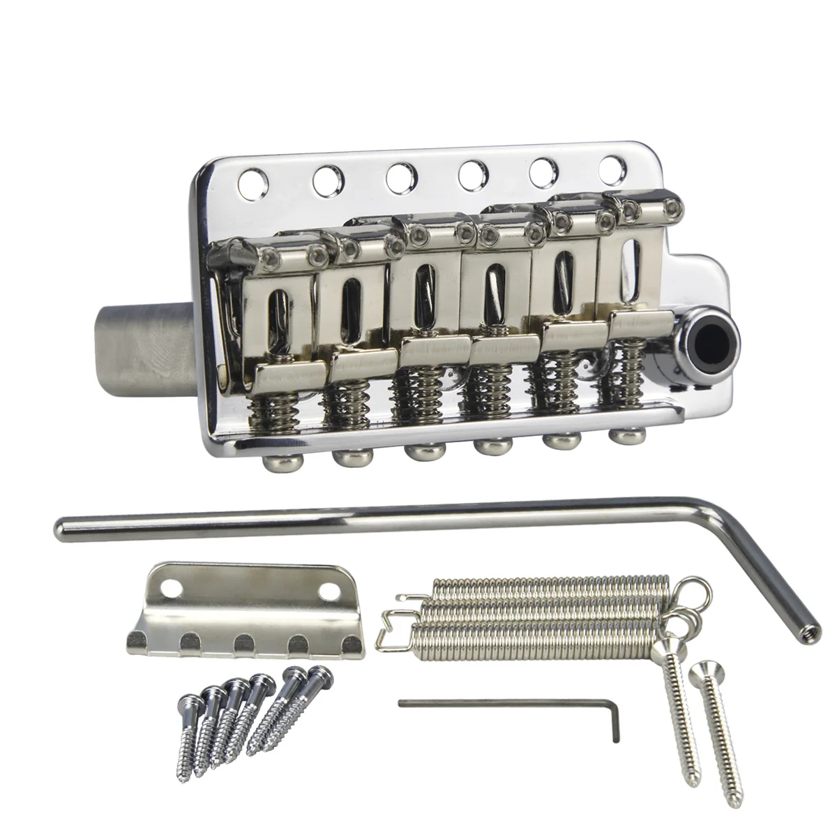 Хромированный GOTOH 510TS-SF2 винтажный тремоло мост для 6 струн Запчасти для электрической гитары, сделано в Японии, хром/черный/золотой выбор - Цвет: Хромированный