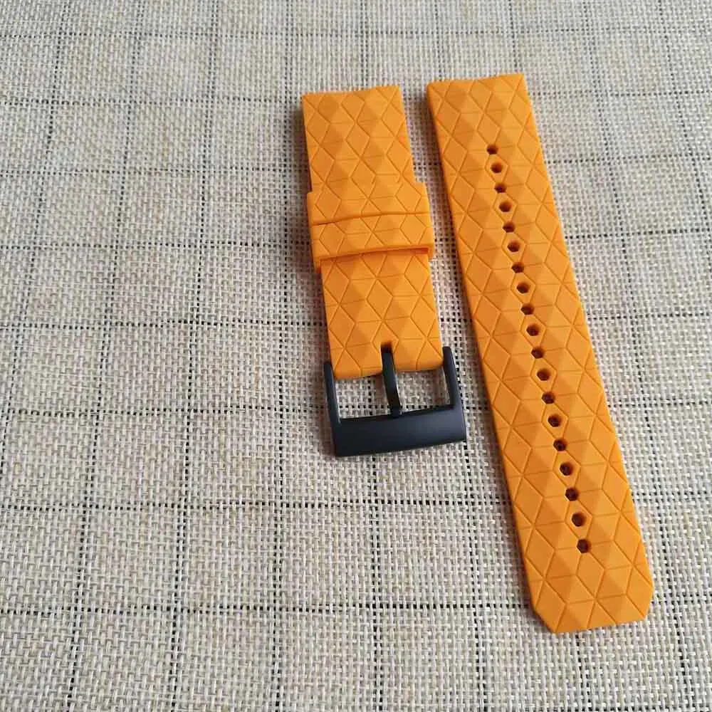 Orange Black buckle Сменный силиконовый ремешок для наручных часов Suunto Spartan Sport Wrist hr Baro/для Suunto 9 Baro Watch - Цвет ремешка: Orange Black buckle