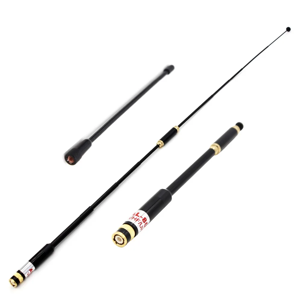 AL 800 двухдиапазонная антенна BNC для Icom Walkie talkie IC V85 V80 Kenwood TK200 Motorola CP500 HT90|antenna for icom|dual