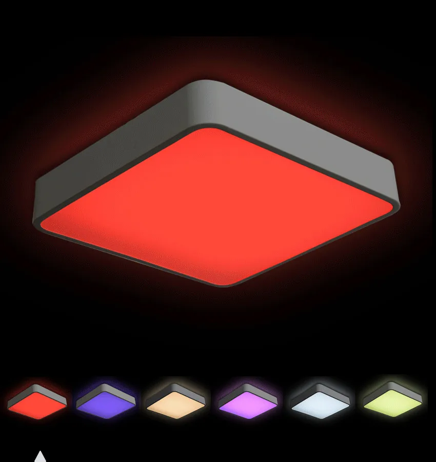 Горячая продажа 2 4g дистанционный RGB потолочный светильник + холодный белый