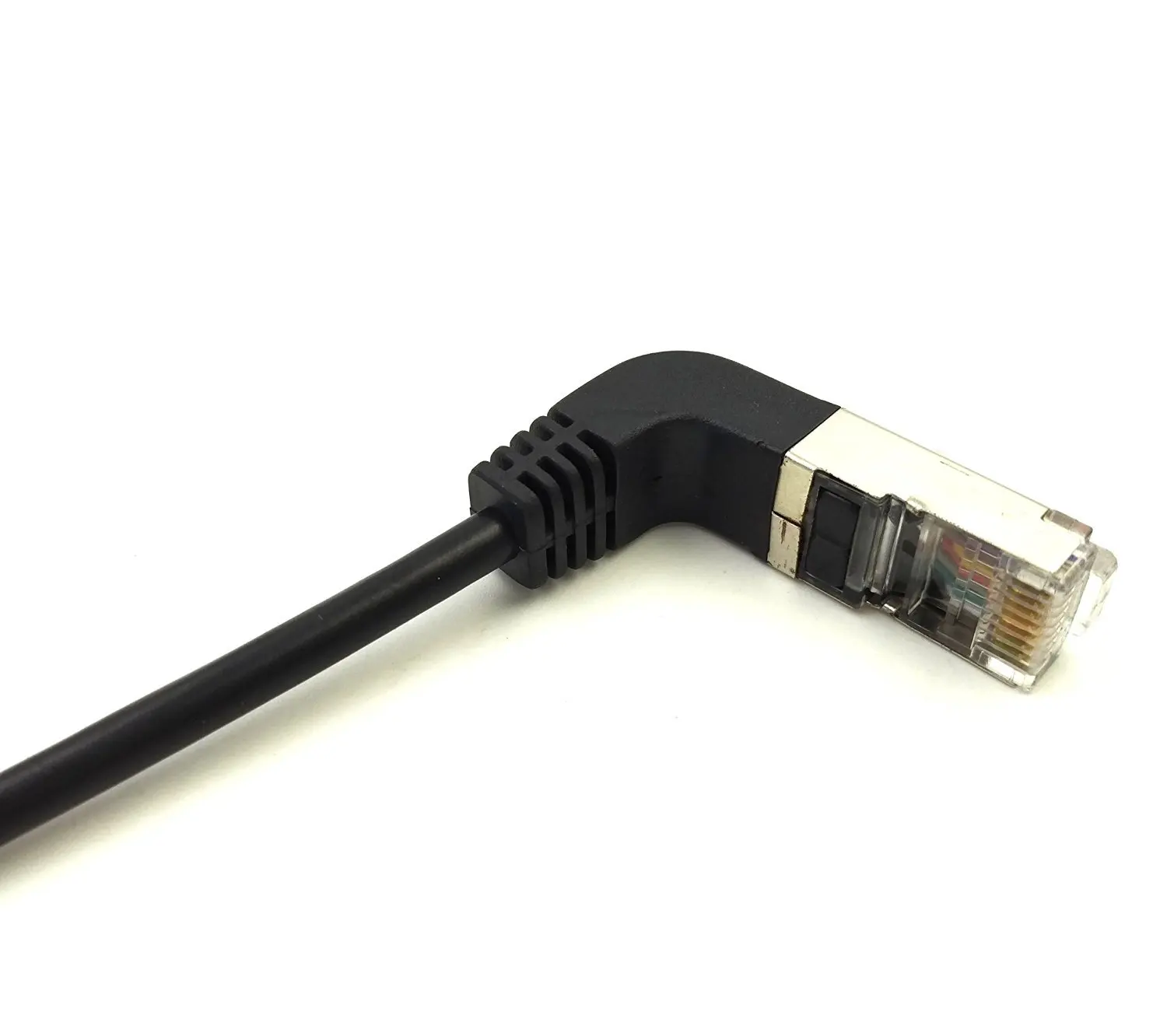Cat5 RJ45 сетевой кабель под углом вверх 1 м штекер к 90 градусов Cat 5 Ethernet Шнур|network