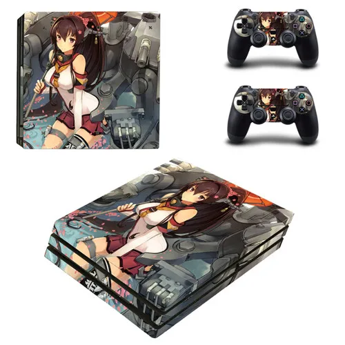 YSP4P-0056 Аниме милая девушка Хацунэ Мику PS4 Pro кожи стикеры Наклейка для playstation 4 консоли и 2 контроллера PS4 Pro кожи Стикеры винил - Цвет: YSP4P-0056