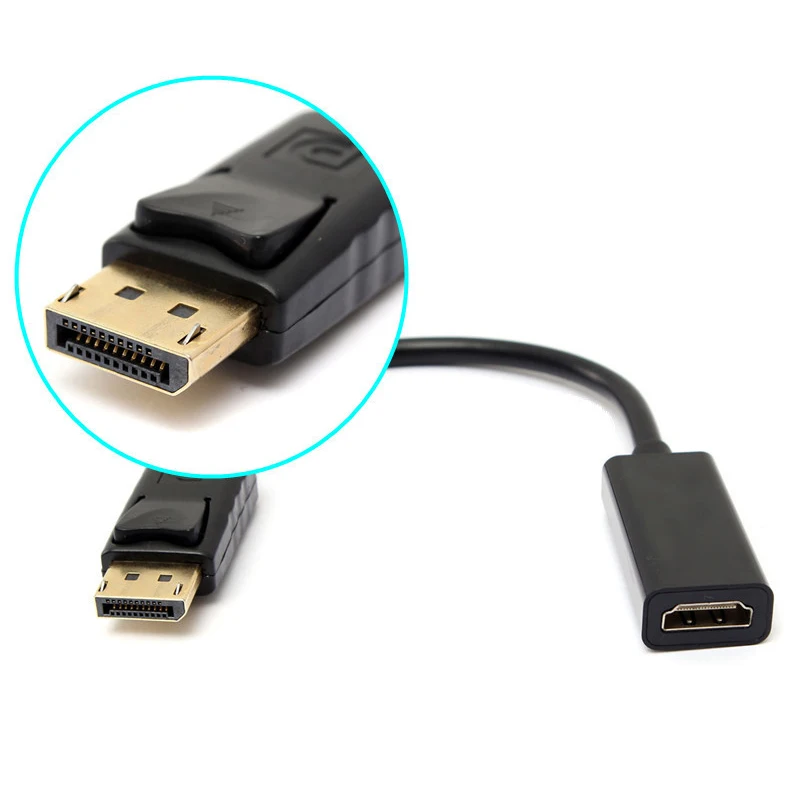 Переходник со штекера дисплея DP на гнездо HDMI 1080p M/F HD кабель порта для Apple iMac SGA998 |