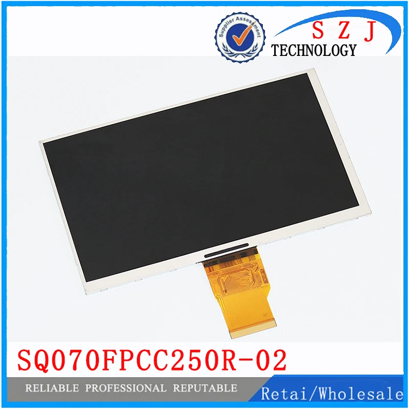 

New 7'' inch screen LCD display SQ070FPCC250R-02 Resolution 1024*600 for Changhong H702 3G 700CPNT-50Z-HD tablet Free shipping