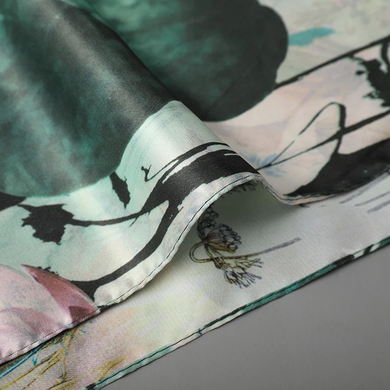 

[FEILEDIS] 2017 Silk Scarf Fashion Women's Shawl Multi-purpose Scarf Double-sided Replacement Use Scarf Series FD010