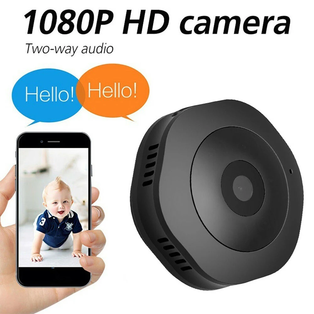 Мини беспроводной WiFi 1080 P HD IP камера удаленный монитор Обнаружение движения
