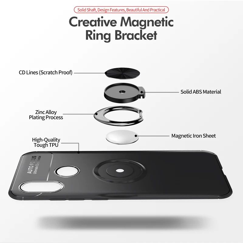 Чехол для Xiaomi Mi8 cass чехол xiaomi mi 8 версия проводника держатель кольца на палец