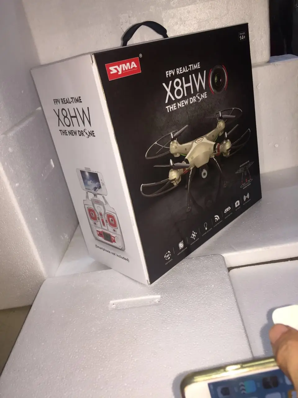 Syma X8HW WI FI FPV в режиме реального времени RC вертолет беспилотный Дрон с 1MP HD Камера 2 4