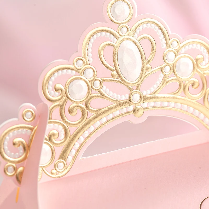 Элегантный розовый цвет свадьбы коробка конфет подарок партии Фавор держатель 50