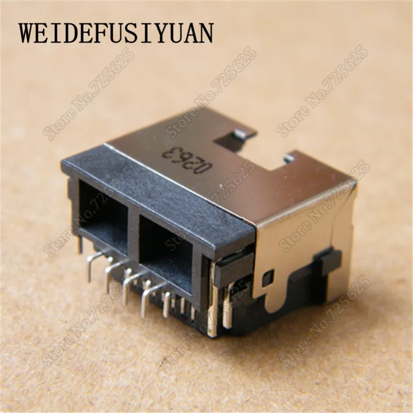 10 шт./лот новый ноутбук RJ45 Разъем LAN разъем ethernet порт для Toshiba M805 P855 S520012PIN LED Jack|ethernet