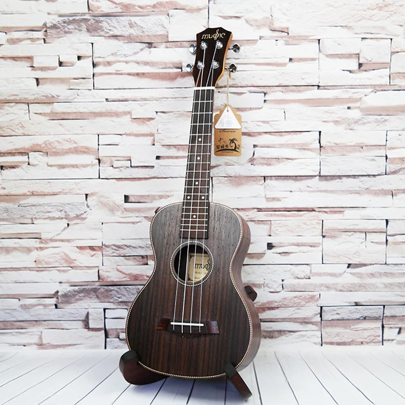 SevenAngel 26 inch Tenor Acoustic Ukulele All Rosewood Hawaiian 4 Strings Guitar Electric Ukelele with Pickup EQ AQUILA String enlarge
