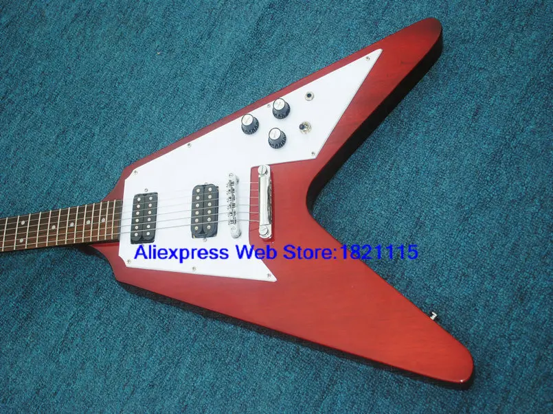 Красный Custom Shop Электрогитары палисандр гриф OEM Китай Гитары | Спорт и развлечения
