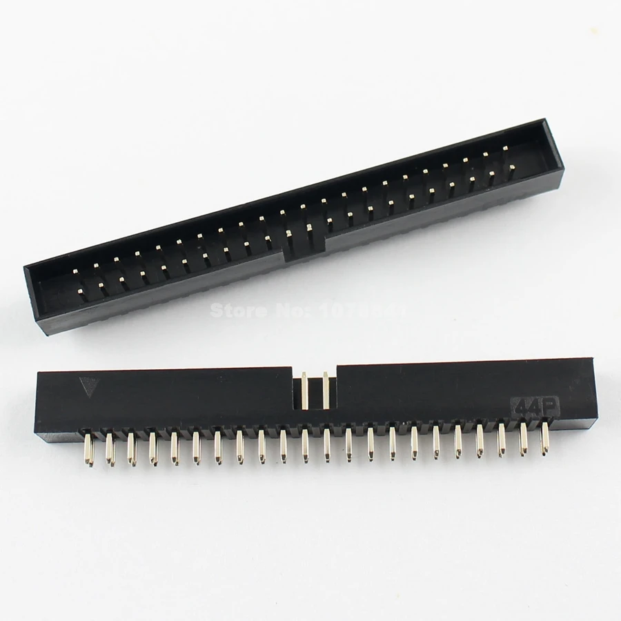 10 шт. 2 мм 2x22 контакта 44 прямой Штекерный кожух PCB Box header IDC разъем|sockets 2mm|socket headersocket m