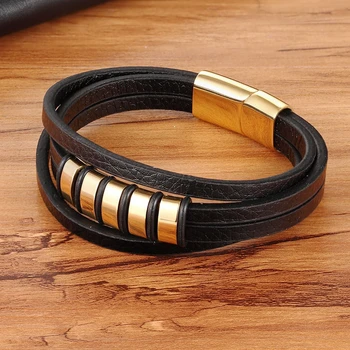 Personality Leather Bracelets Irregular Styles 3