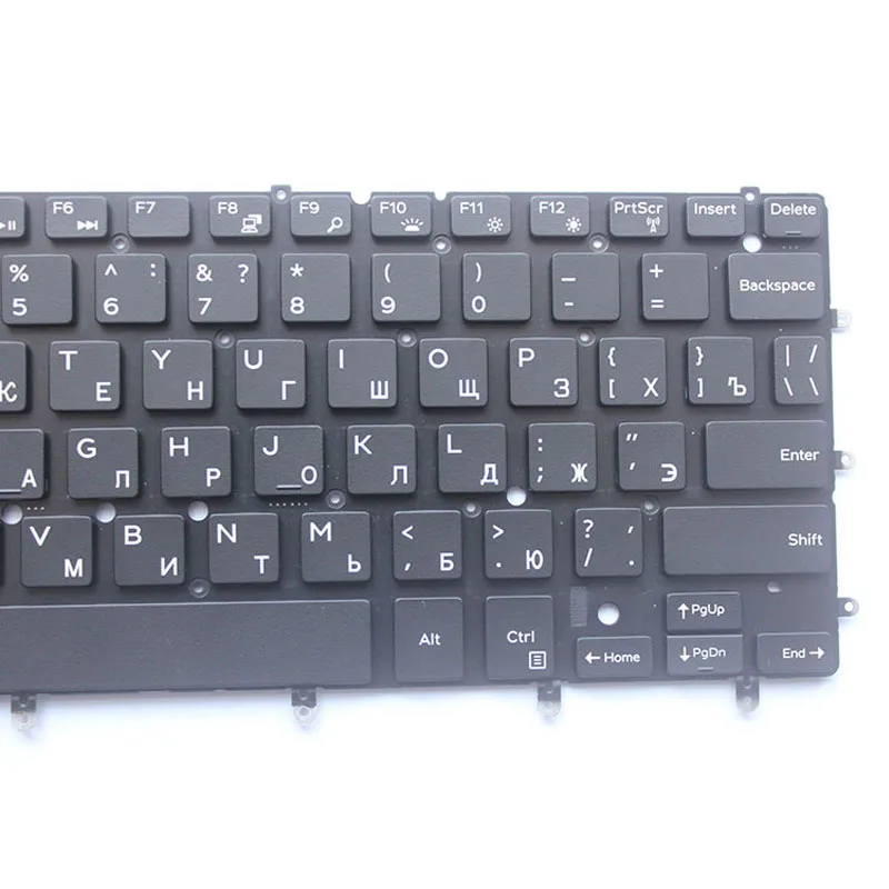Русский Клавиатура для ноутбука Dell XPS 15 9550 9560 RU черный с подсветкой | Компьютеры и