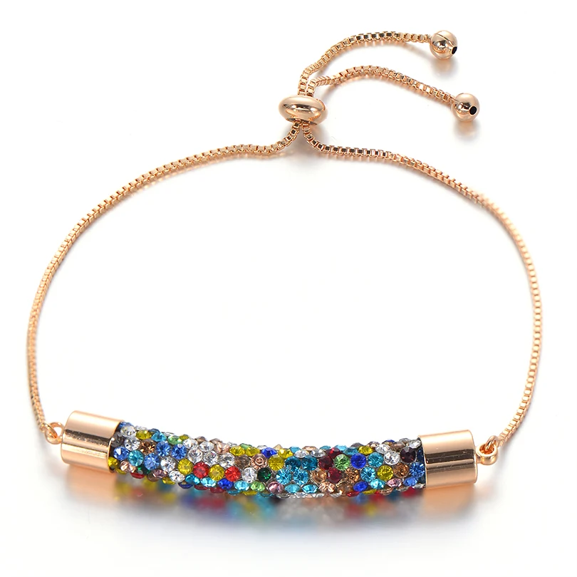 Boho браслеты с подвесками разноцветными кристалами и для женщин Femme Свадебные