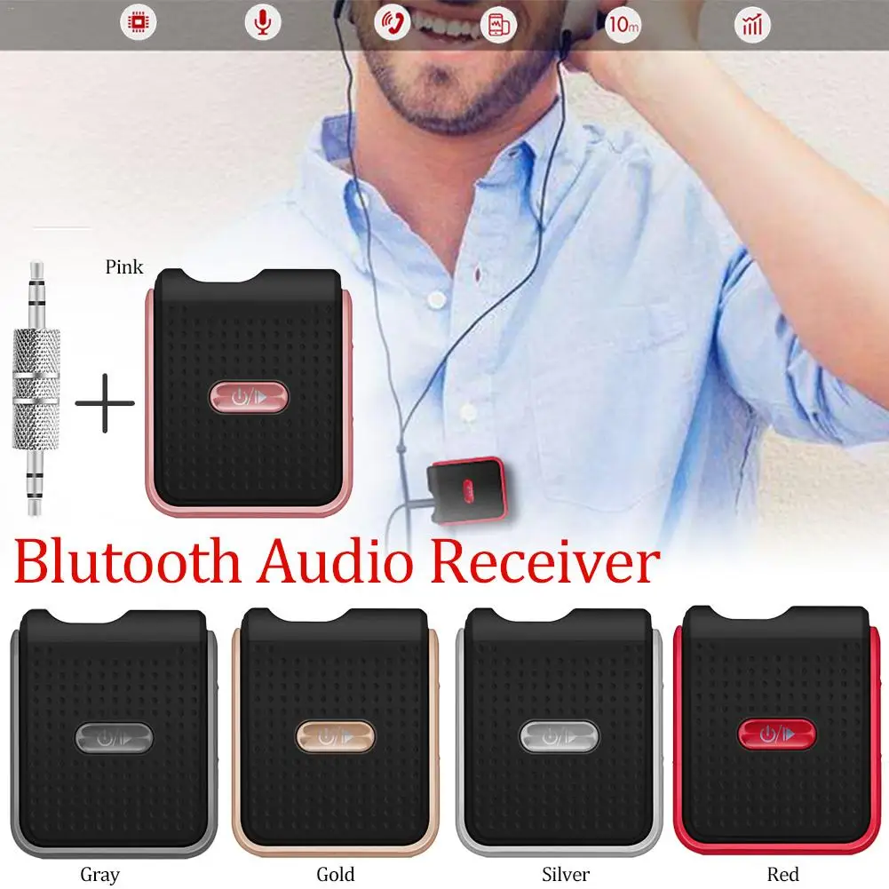 Blutooth аудио приемник автомобиля Музыка Аудио Bluetooth ресивер адаптер с зажимом |