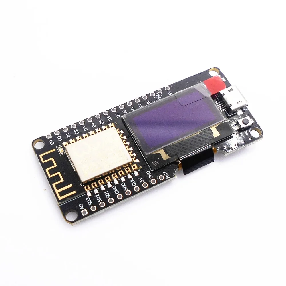 Макетная плата WiFi ESP8266 с OLED-экраном 0 96 дюйма и стандартным OLED-модулем |