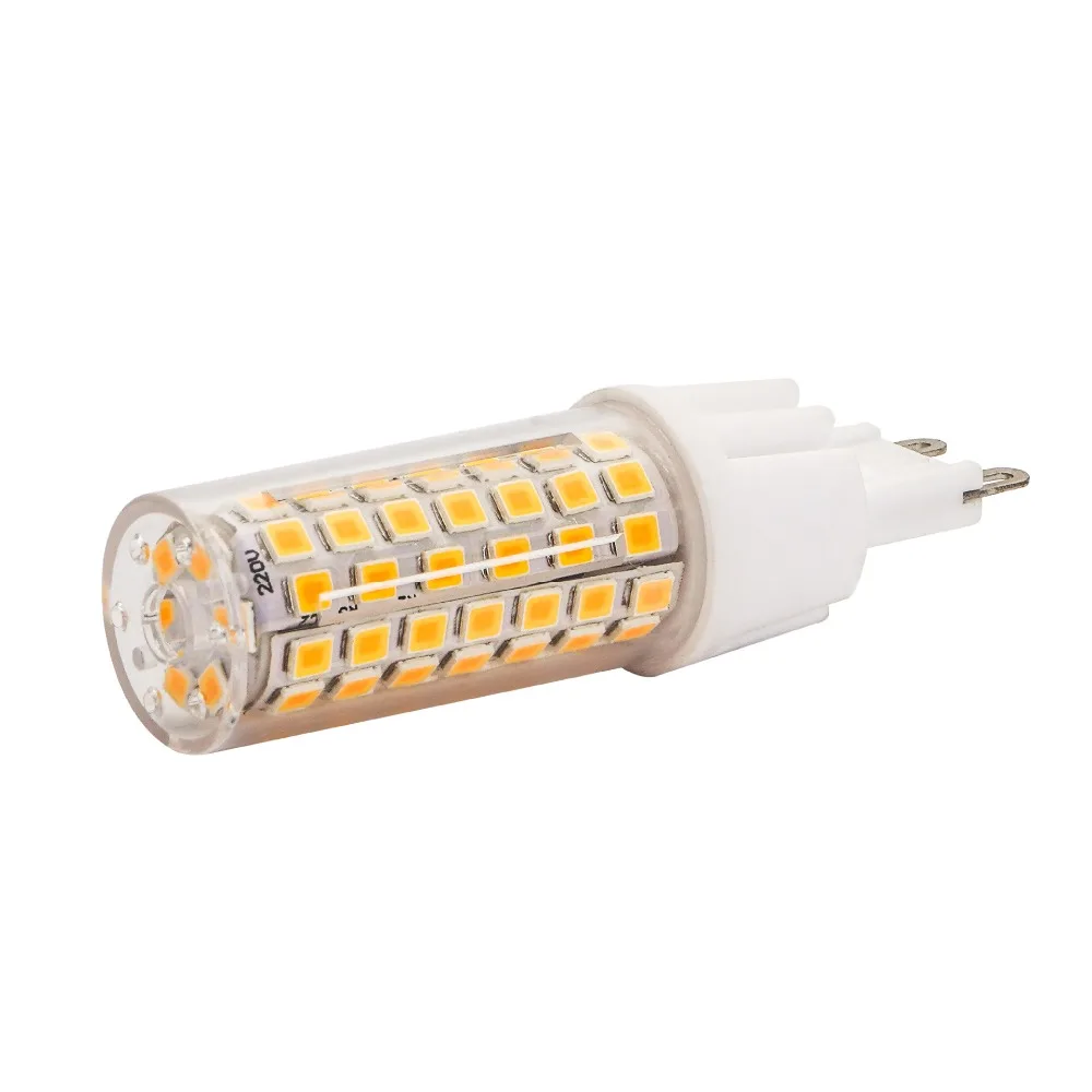 1 10X Керамика мини светодиодный светильник G9 220V 5 Вт 7 9 12 лампы 33 51 75 86 s 2835 SMD
