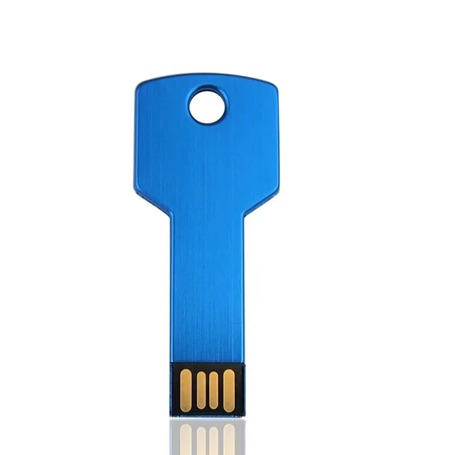 Металлический ключ usb флэш накопитель с логотипом на заказ водонепроницаемый