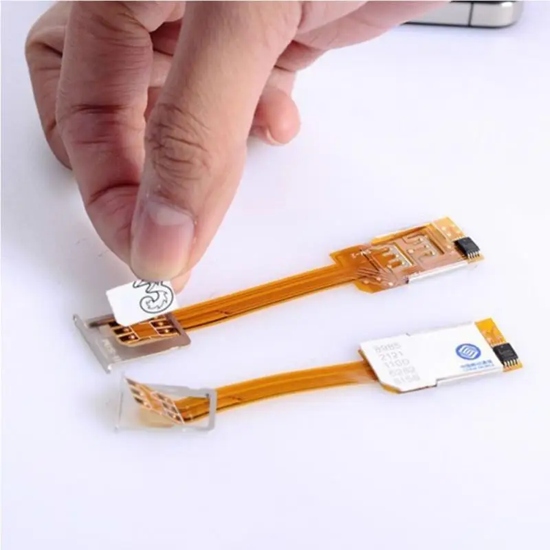 100% Новый адаптер для двух sim карт iPhone 5/4S/4 универсальный GSM и 3g ussim|sim card adapter|dual