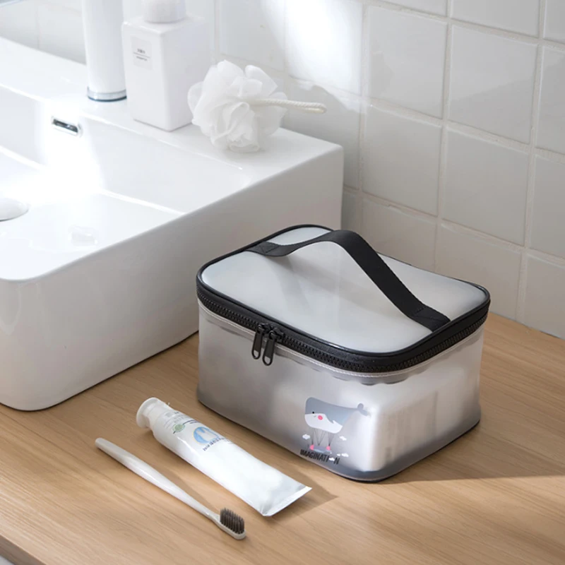 Модный из ПВХ прозрачный косметичка для женщин дорожный водонепроницаемый