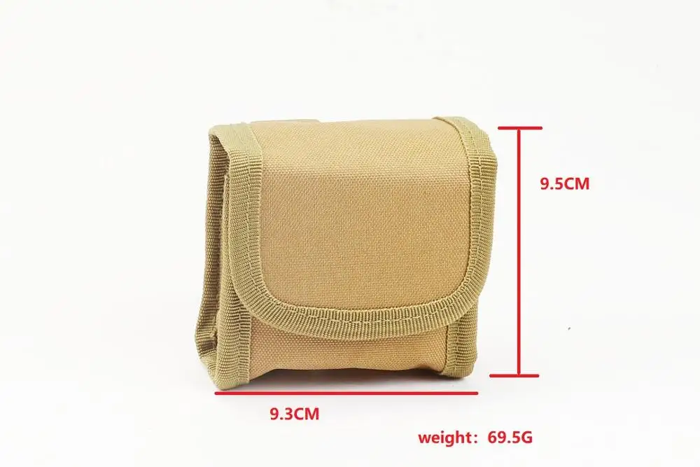 TAN Тактический Molle Pouch 6 Round Shot gun Shotshell Reload Holder Mag Bag 12 Калибр/20 г журнал патронная сумка для боеприпасов круглый патронный держатель - Цвет: TAN