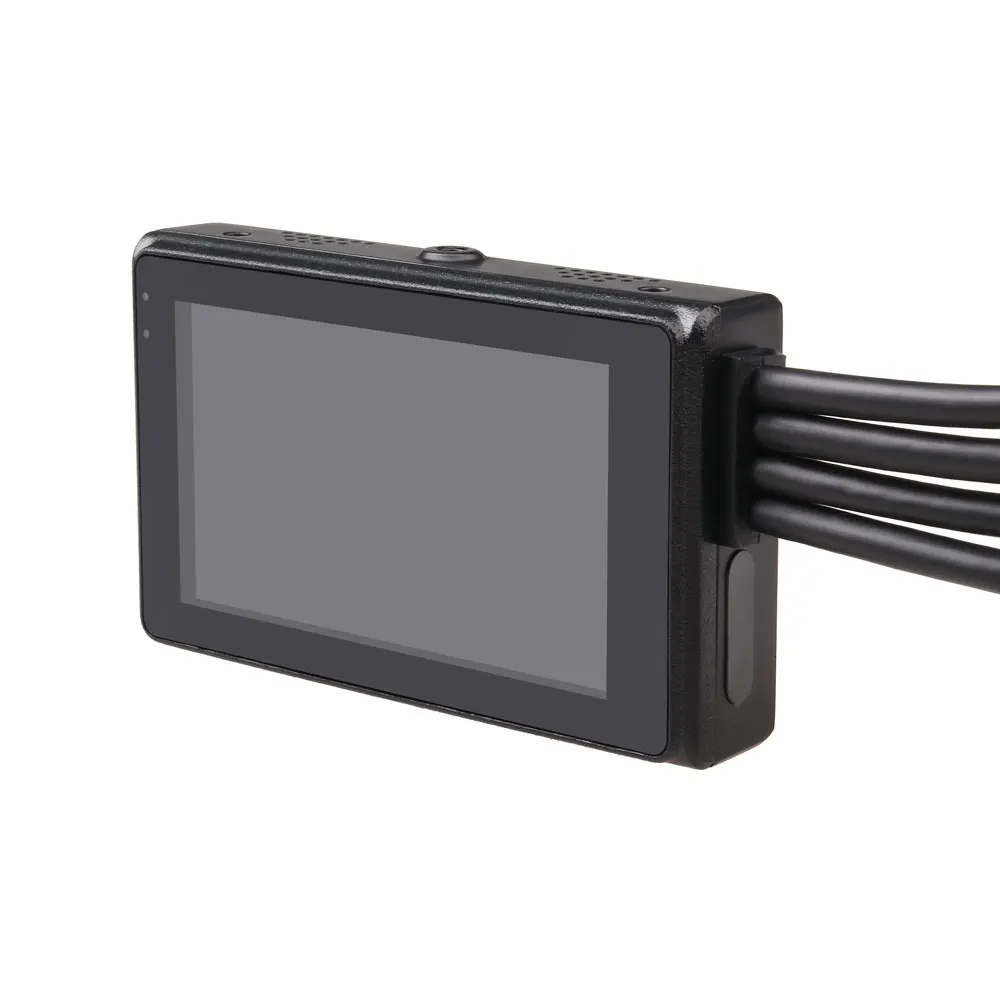 Мотоцикл WiFi DVR камеры 3 дюймов 1080 P FHD два объектива видеомагнитофон спереди и