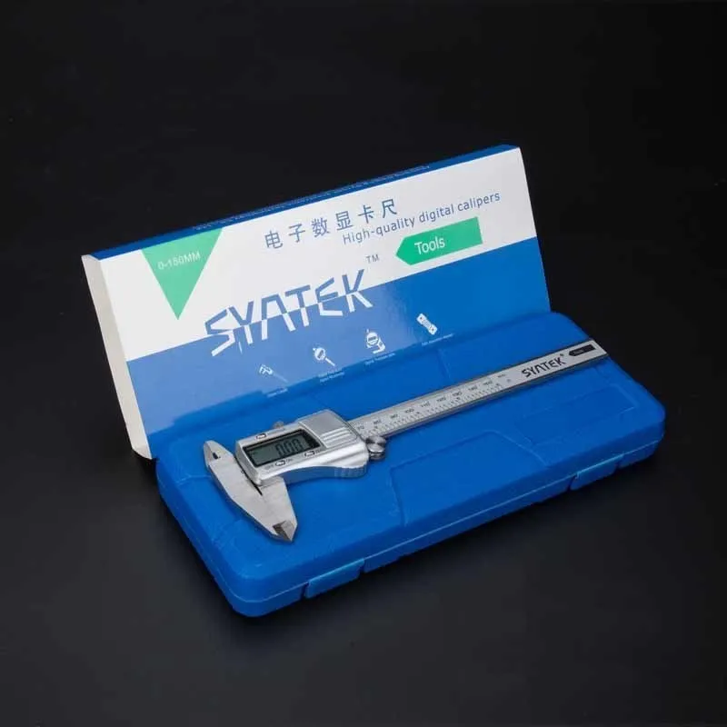 

FGHGF 150mm 6 Digital Caliper Stainless Steel Electronic Measurement Instruments Vernier Calipers Gauge Measuring Tools