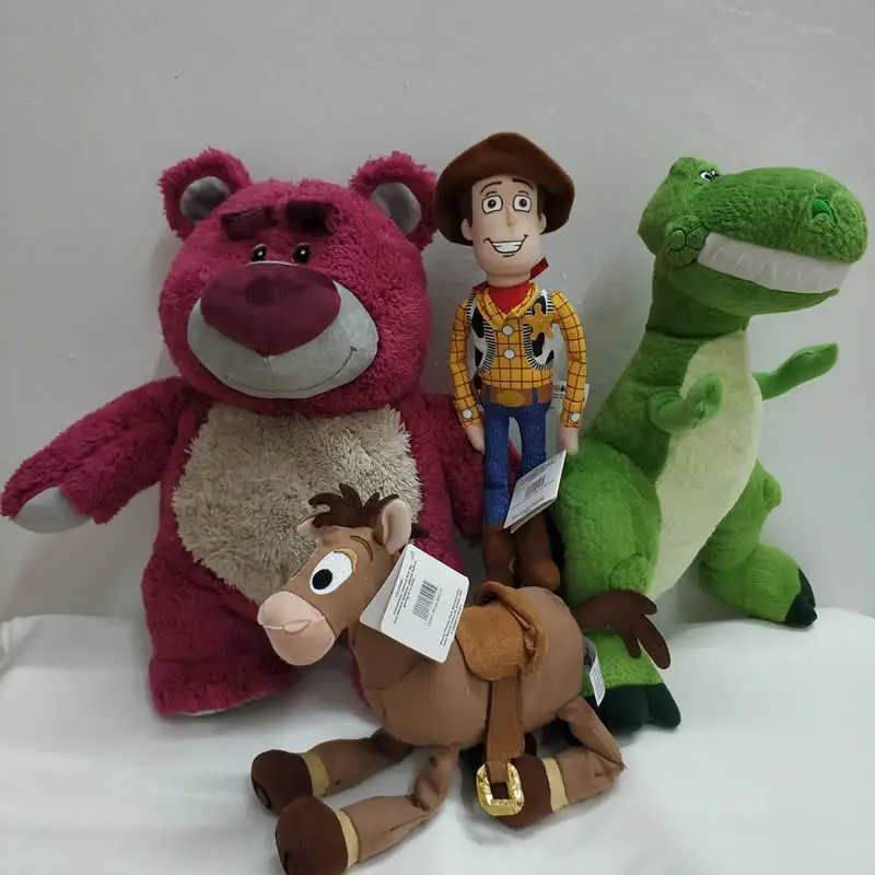 Продукт от производителя из мультфильма «История игрушек»: Вуди, Lotso мягкая игрушка клубничный медведь яблочко Alien Рекс Динозавр, игрушка мягкие игрушки для детей Brinquedos